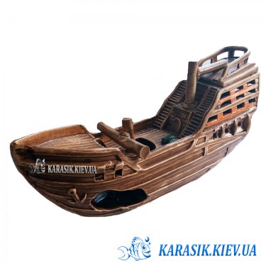 Корабль в Аквариум - Аквариумная Керамика Корабль - 627