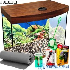 Аквариумный Комплект LED SMOB-30 - 40*25*34 Орех