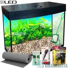 Аквариумный Комплект LED SMOB-30 - 40*25*34 Черный