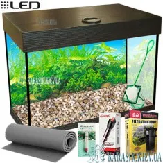 Аквариумный Комплект LED SMAB-30 - 40*25*34 Черный