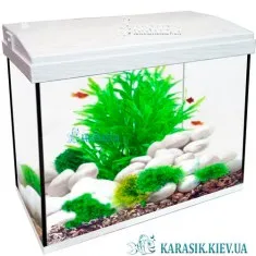 Аквариум с Крышкой A-100 LED прямой 77*30*49 (Белый)