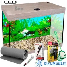Аквариумный Комплект LED SMAB-45 - 50*30*34 Дуб Санта