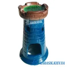 Декор для Акваріума - Вежа Синя 606