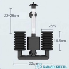 Аэрлифтный Аквариумный Фильтр SunSun JF- 80