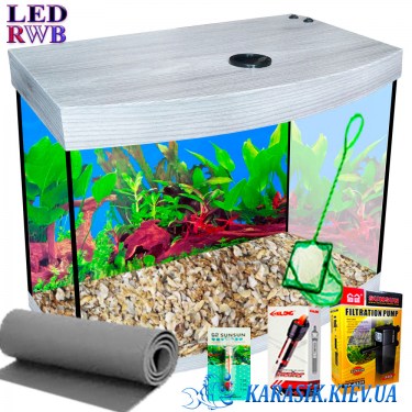 Акварімний Набір Дуб Сірий LED