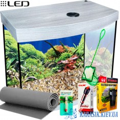 Акваріумний Комплект LED Дуб Сірий
