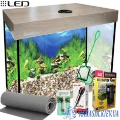 Аквариумный Комплект LED SMAB-30 - 40*25*34 Дуб Санта