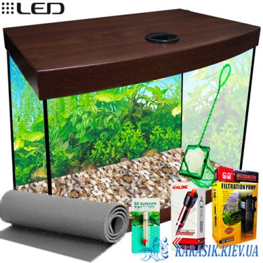Аквариумный комплект Венге
