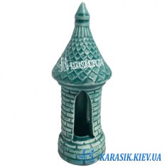 Аквариумная керамика - Башня синяя