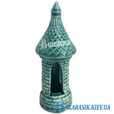 Декор для Акваріума - Вежа Синя- 0929