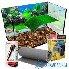 Аквариумный Комплект для Черепахи D-04. 60*30*35