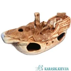 Декор для Акваріума - Човен затонувший - 628